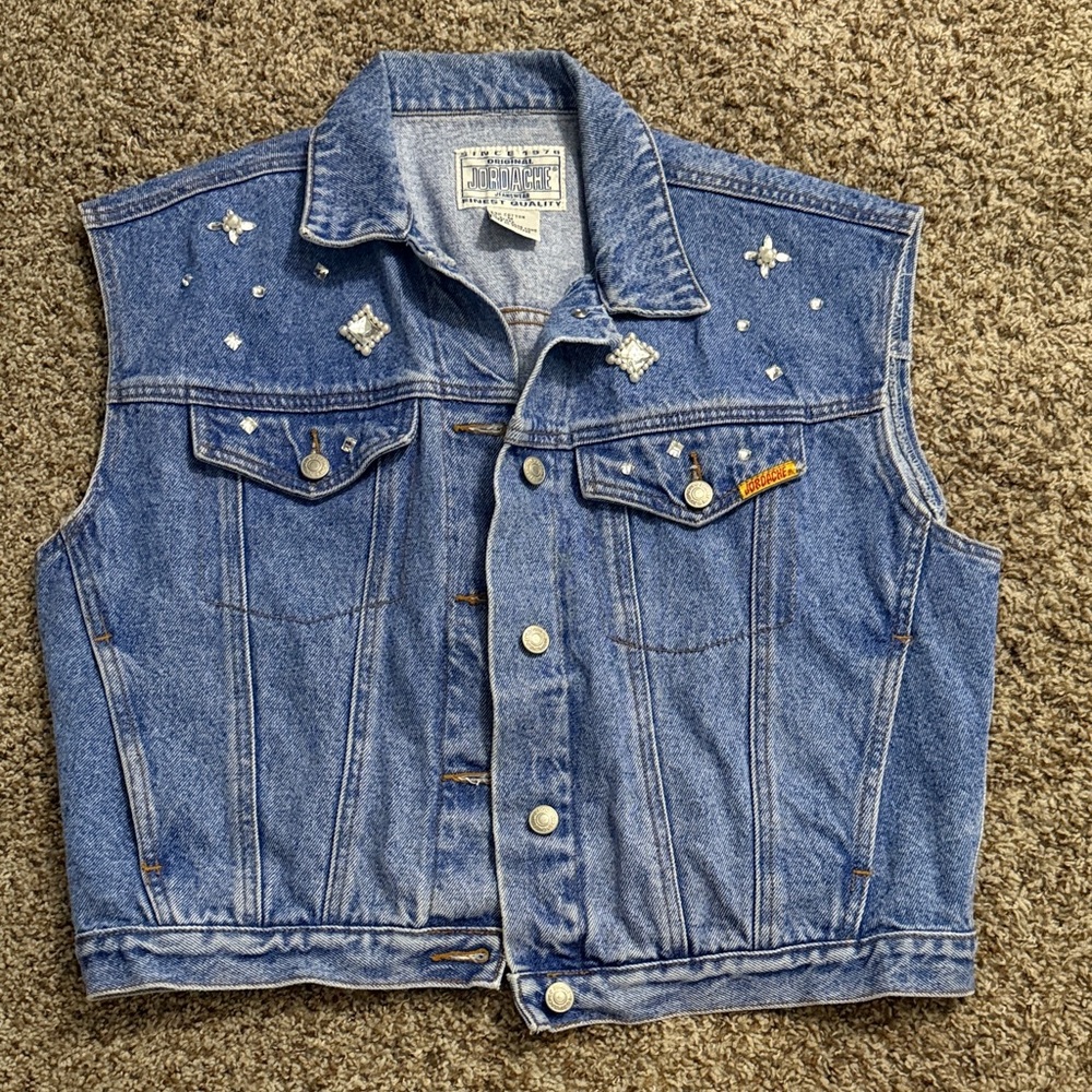 Vintage Jordache Denim Vest